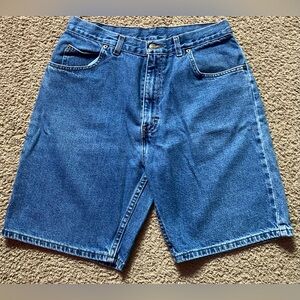 Men denim vintage shorts